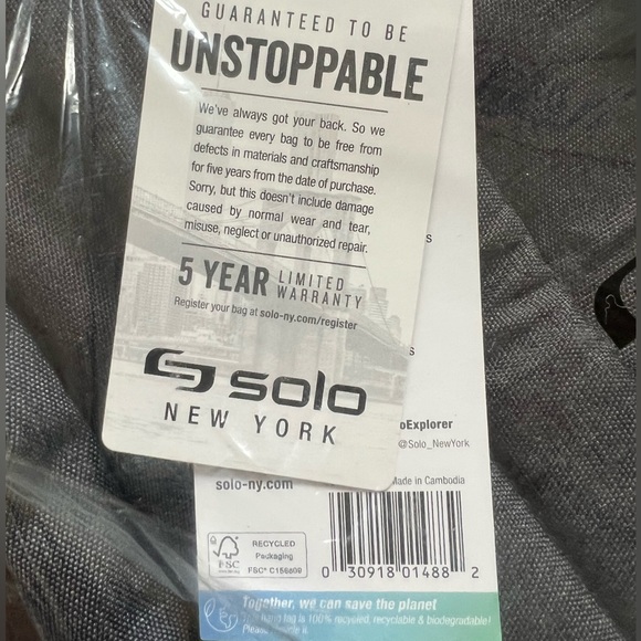 Solo - Re:Solve Recycled Backpack - Picture 6 of 7